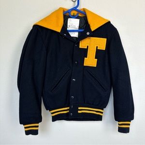 Vintage DeLong Letterman Varsity Wool Blend Jacket USA 34 S-M